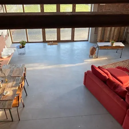 Schuurloft Hof Bogaerde Met Biozwembad, Veldzicht & Uilennest بيت للعطل جابيكي