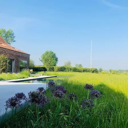 بيت للعطل Schuurloft Hof Bogaerde Met Biozwembad, Veldzicht & Uilennest جابيكي